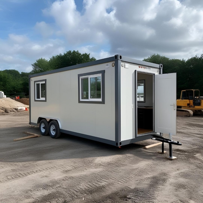 Ergonomic site office trailers from Miller Office Trailers in Mississauga, Ontario