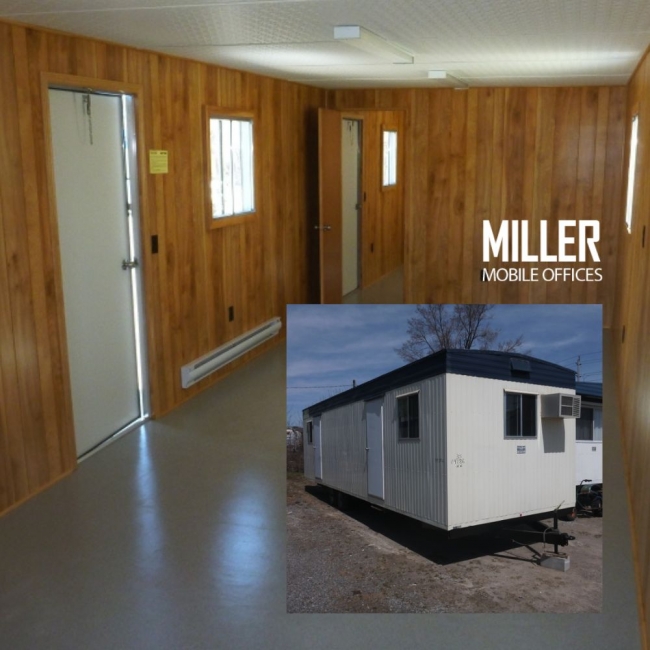 Durable mobile trailers from Miller Office Trailers in Mississauga, Ontario.