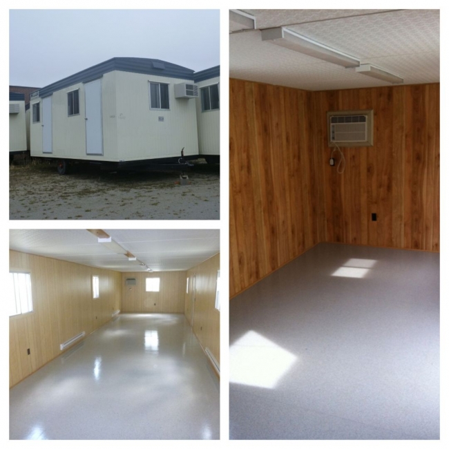 Durable site office from Miller Office Trailers from Mississauga, Ontario.