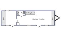 35x10 office trailer floorplan