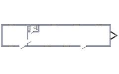 60x12 office trailer floorplan